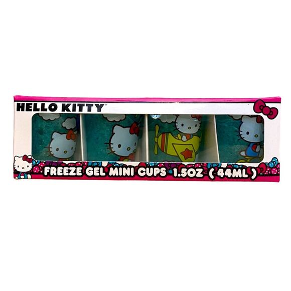 Hello Kitty by Sanrio Freeze Gel Mini Cups 1.5 oz - Picture 1 of 9